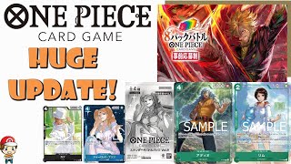 New Sanji Prize Card Obyssey Promos Battle Pack Huge One Piece Promo Upate One Piece TCG News [upl. by Chaddie]