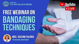 Full Bandaging Techniques l how to apply bandage  Medical amp Surgical Nursing  Rashmi Rajora [upl. by Flosser]