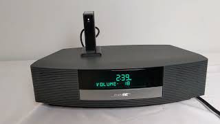 Bose Wave Radio II and Bose Wave SoundLink Adapter demo [upl. by Bridie]