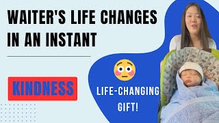 WAITRESSS SELFLESS ACT LEADS TO LIFECHANGING GIFT u friend [upl. by Sessylu]