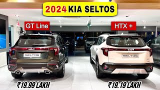 2024 Kia Seltos HTX Plus vs GT Line  Most Detailed Comparison✅ [upl. by Lerrud472]