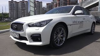 2016 Infiniti Q50 V37 Обзор интерьер экстерьер двигатель [upl. by Fahy]