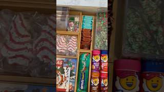 Christmas Movie Drawer🎅🏼🎬 christmas snacks candy movienight asmr restock viral short fyp [upl. by Mayap]