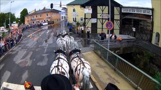 Bräuwagengeschicklichkeitsfahren in Zwiesel [upl. by Silver]