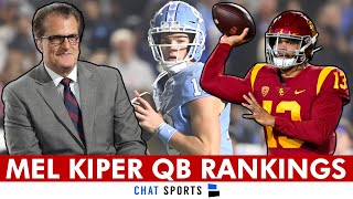 Mel Kiper’s Top 10 QB Prospects For 2024 NFL Draft  UPDATED NFL Draft Prospects Rankings [upl. by Leima368]