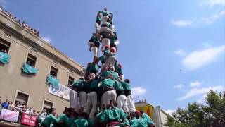 Castellers de Vilafranca  3d10fm  Sant Fèlix 2013 RAC1 [upl. by Analram]