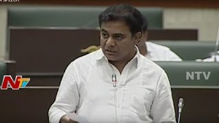 Minister KTR Speech about GHMC Development Works  Assembly  NTV [upl. by Orhtej31]