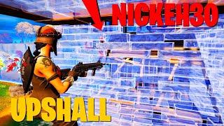 Upshall vs NickEh30  Fortnite Streamer VS Streamer [upl. by Enajiram]