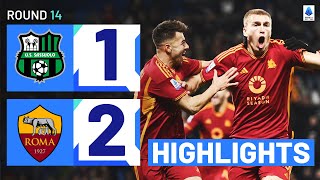 SASSUOLOROMA 12  HIGHLIGHTS  Roma turn the game on its head  Serie A 202324 [upl. by Zink]