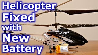 Change Syma s107 Helicopter Battery [upl. by Anh]