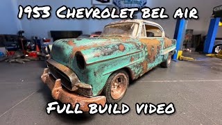 106 1953 Chevrolet Bel Air model kit full build [upl. by Warring]