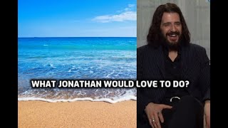 Jonathan Roumie is asked what he would love to do no 1 on his bucket list [upl. by Einnod]