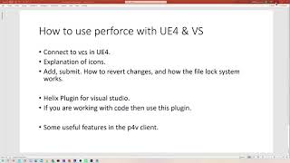 How to Use Perforce in the UE4 Editor and Visual Studio [upl. by Airogerg]