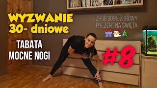 Tabata  mocne nogi Wyzwanie 30dniowe 8 [upl. by Oiludbo]