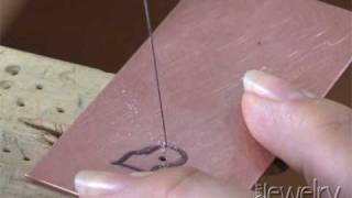 Art Jewelry  Basic Metal Piercing Techniques [upl. by Nryhtak]