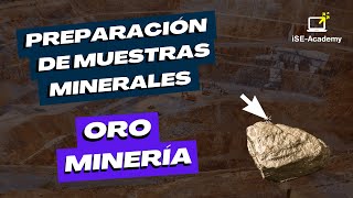 Preparación de muestras de minerales en laboratorio  Análisis químico de minerales ANÁLISIS DE ORO [upl. by Gabrila823]