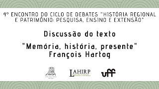 LAHIRP  DEBATE SOBRE REGIMES DE HISTORICIDADE [upl. by Cristian]