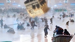 The Holy Kaaba was almost overturned Storm and flood in Mecca Saudi Arabia [upl. by Sam]