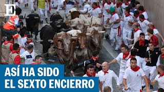 SAN FERMÍN 2023  Así hemos mostrado el Sexto encierro de Sanfermines en directo  EL PAÍS [upl. by Powell324]