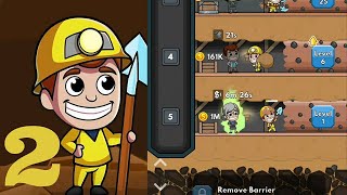 idle Miner tycoon walkthrough 2 with Titans Thunder Arcade 🕹️androidminingidleminecraftgames [upl. by Derdlim]