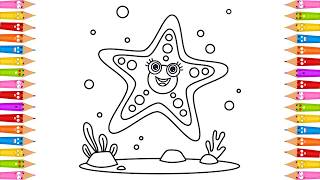 Color the Stars Fun Star Coloring Pages for Kids [upl. by Aimit]