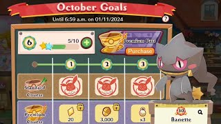 October Goals Featuring Banette [upl. by Bergstein]