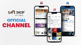 SAFE SHOP OFFICIAL SOCIAL MEDIA  SAFESHOP  SAFE SHOP INDIA [upl. by Dnesnwot]