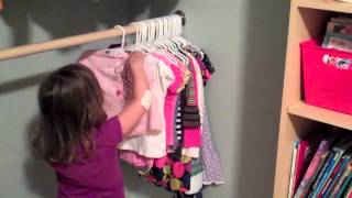 Teach Your Child to hang up clothes tips [upl. by Nitsej]