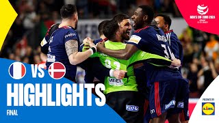 What a CRAZY final  France vs Denmark  Highlights  Mens EHF EURO 2024 [upl. by Atinreb]