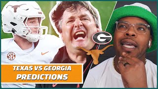 Texas Longhorns vs Georgia Bulldogs PREDICTIONS  College Football Week 8 [upl. by Chelsea]