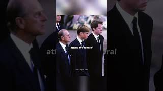 Princes William and Harry walk behind Princess Dianas coffin [upl. by Idalina872]