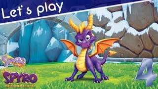 Spyro reignited trilogy Spyro 1 PS4  4  Un dragon en hiver [upl. by Cheyney]