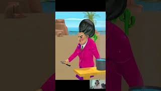 Scary Teacher 3D vs Squid Game Rescue Doll Out of The Giant Crab 5 Times Challenge shortsvideo [upl. by Samuele294]