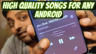 High Quality Lossless Audio For Any Android Phones  TECHNICKS [upl. by Robi]