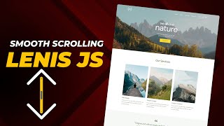 How to Create Smooth Scrolling effect using LENIS JS [upl. by Bright508]