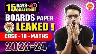 Maths Cbse 10 Boards Paper Leaked  CBSE Class 10 Maths [upl. by Temhem]