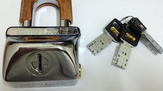 23 quotLIKEquot Lock with Metal Card Key Cylinder so many patents [upl. by Yevi]