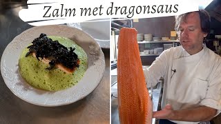 Koken met Rik de Jonge Zalm met dragonsaus [upl. by Omrelliug473]