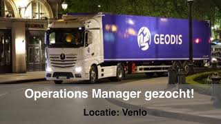 Operations Manager  Geodis Venlo [upl. by Asilej713]