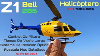 Z1 BELL 206 VERSION 2 HELICOPTERO A CONTROL REMOTO [upl. by Fayola]