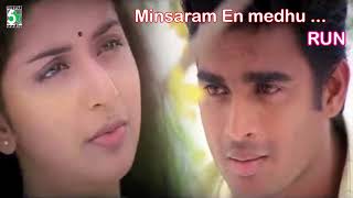 Minsaram En Meethu Super Song  Run  RMadhavan  Meera Jasmine [upl. by Ivor]