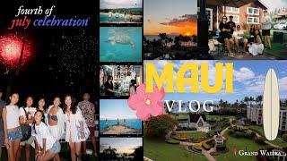 Maui Vlog  Grand Wailea Stay  Resort Tour restaurant recs [upl. by Ahsatsana994]