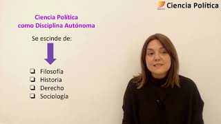 Ciencia Política ¿Qué es la Ciencia Política 12082019 [upl. by Nairbal]