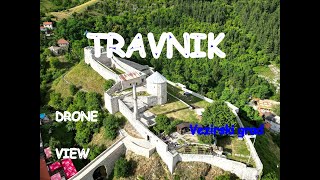 Travnik  Bosna i Hercegovina  Vezirski grad  Drone 4k [upl. by Otsedom9]