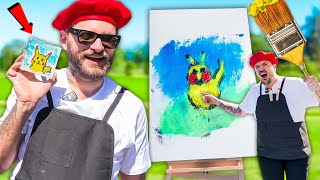 GIANT vs TINY Painting Challenge epic [upl. by Othelia]