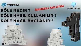 RÖLE  RELAY NEDİR   RÖLE NASIL KULLANILIR   RÖLE NASIL BAĞLANIR [upl. by Nhguaval]