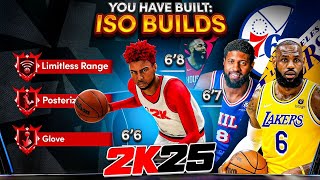 BEST ALLAROUND ISO BUILDS on NBA2K25 66 67 amp 68 FULL BREAKDOWN [upl. by Jilli]