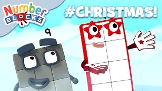 Numberblocks Icy Christmas Adventure  Learn to Count  Happy Holidays [upl. by Rasec]