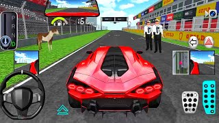 Tes Mobil Lamborghini di Arena Balapan  3D Driving Class Android Gameplay [upl. by Nnahtebazile]