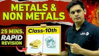 Metals amp NonMetals Rapid Revision class10  prashant kirad🔥class10 motivation prashant [upl. by Clerk281]